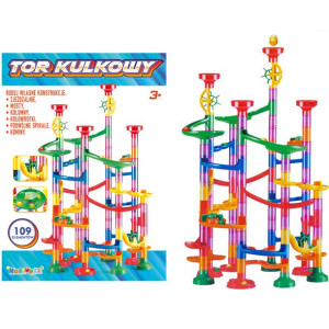 TOR kulkowy wyścig DLA KULEK Marble KULKI 109 elem