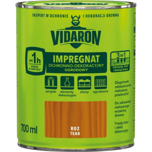 VIDARON Impregnat Ogrodowy 0,7L TEAK R02
