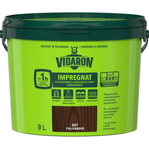 VIDARON Impregnat Ogrodowy 9L PALISANDER R07
