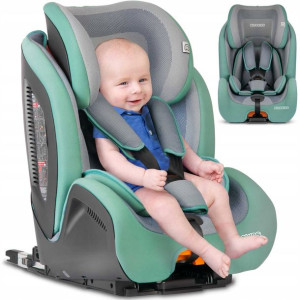 Fotelik samochodowy szary 9-36 kg ISOFIX