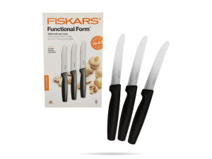 Zestaw 3 noży z ząbkami Functional Form FISKARS