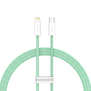 Kabel USB-C do Lightning Baseus Dynamic Series, 20W, 1m (zielony)