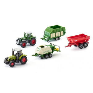Siku Super 6286 Zestaw Ciągników I Przyczep 5szt