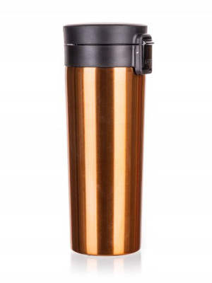 Kubek termiczny dwuścienny ARCUS 450 ml, miedziany