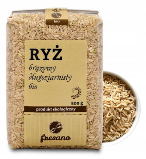 Fresano Ryż Długoziarnisty Brązowy Bio 500g