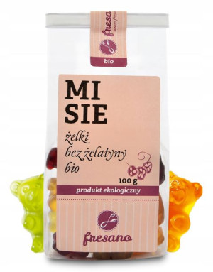 Fresano Żelki Misie Bio 100g