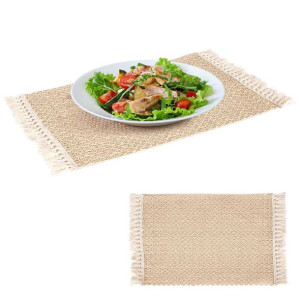 Podkładka pod sztućce talerz mata kuchenna ochronna na stół boho 50x30 cm