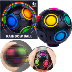 KULA Układanka Kostka GRA  LOGICZNA FIDGET SPINER
