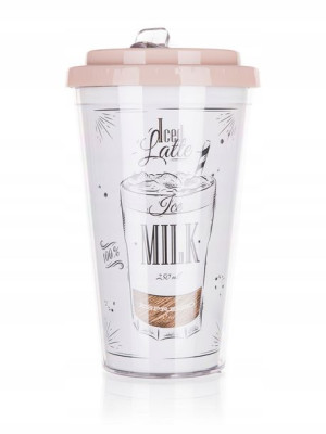Kubek termiczny podwójne ścianki COFFEE 500ml Iced