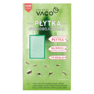 Vaco Płytka Na Owady Max Muchy Komary Muszki Owocówki Mole Mrówki Pająki