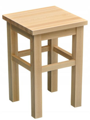 STOŁEK TABORET HOKER drewno bukowe KOLORY 46 CM