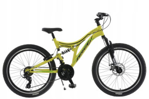 Rower Kands 24 SNIPER MTB żółty połysk r15 cali