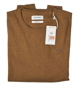 STATE OF ART Sweter c-neck bawełna modern