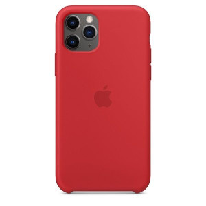 Etui Apple MWYH2ZM/A iPhone 11 Pro czerwony/red Silicone Case