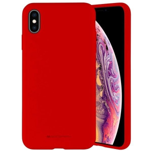 Mercury Silicone Samsung A72 5G A726 czerwony/red