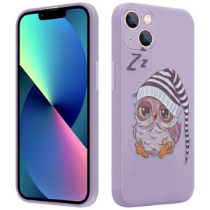 Mx Owl Sleepy Samsung A32 5g Purple / Fioletowy