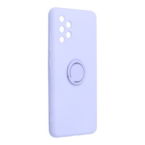 Futerał Forcell SILICONE RING do SAMSUNG Galaxy A32 LTE ( 4G ) fioletowy