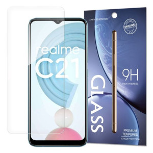 Tempered Glass szkło hartowane 9H Realme C21 (opakowanie – koperta)