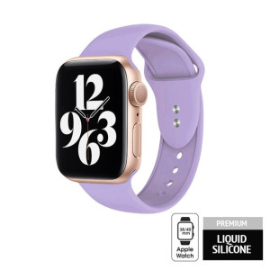 Crong Liquid - Pasek do Apple Watch 38/40/41 mm (fioletowy)