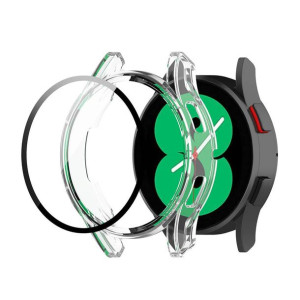 Etui obudowa 2w1 ze szkłem do Galaxy Watch 4 44 (Bezbarwne)