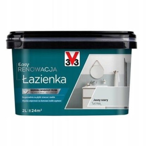 V33 Easy Renowacja Łazienka 2l Jasny Szary