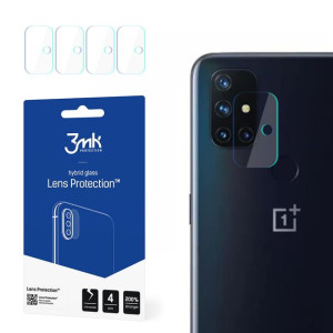 Szkło hybrydowe na aparat 3mk Lens Protection™ do OnePlus Nord N10 5G