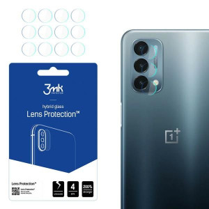 Szkło hybrydowe na aparat 3mk Lens Protection™ do OnePlus Nord N200 5G