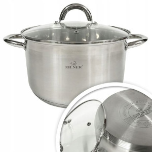 Garnek z pokrywką Zilner indukcja 26cm 8,5L