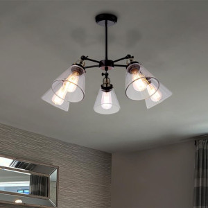 Lampa sufitowa szklana JOLEN 5xE27