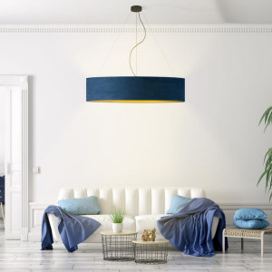 Elegancka Lampa Wisząca Do Salonu 100 Cm Federica Velur