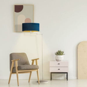 Lampa Podłogowa Do Salonu Hannah Velur