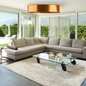 Lampa Sufitowa Do Salonu Julia Mirror 100 Cm 3-5xe27