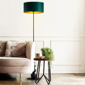Lampa Podłogowa Do Salonu Z Ozdobnymi Kulami Virginia Gold