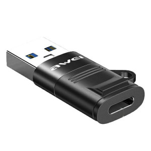 AWEI Adapter CL-13 USB-C/USB-A czarny