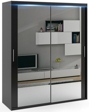 Szafa przesuwna z lustrem NA WYMIAR Porto 3 120cm
