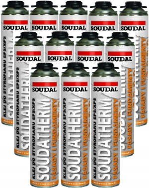 SOUDAL Pianoklej do styropianu 750ml KARTON 12szt!