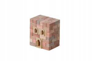 Zestaw Klocki z cegły mini brick Budynek