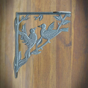 Wspornik półki DWA PTAKI 180x220mm NATURAL