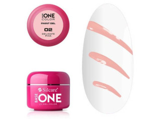 Silcare żel do zdobień Base One Paint Gel Pink 02