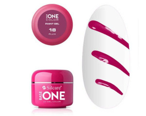Silcare żel do zdobień Base One Paint Gel Plum 18