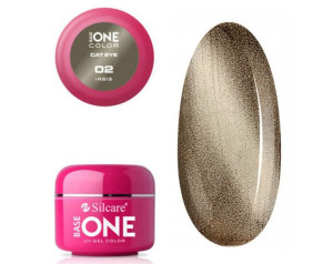 Silcare Base One Żel UV Cat Eye Iribis 02