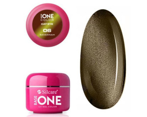 Silcare Base One Żel UV Cat Eye Sawannah 06
