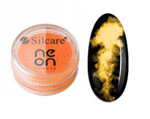 Silcare Pyłek do zdobień Efekt Smoky Puder Yellow