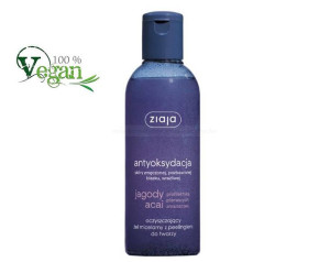 Ziaja oczyszczający żel micelarny z peelingiem Jagody Acai