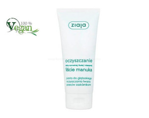 Ziaja pasta do głębokiego oczyszczania przeciw zaskórnikom Liście Manuka