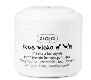 Ziaja maska do włosów z keratyną Kozie Mleko