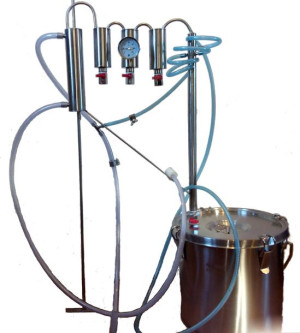Destylator 24 L 3 Odstojniki 5 Palców Grube Dno 62