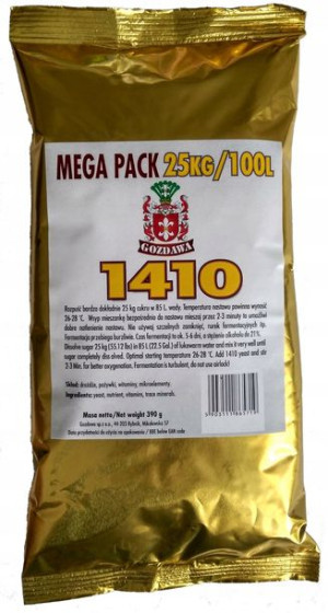 Drożdże Gorzelnicze Gozdawa 1410 100l Mega Pack