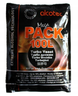 Drożdże Gorzelnicze Mega Pack Xxl Alcotec Na 100l