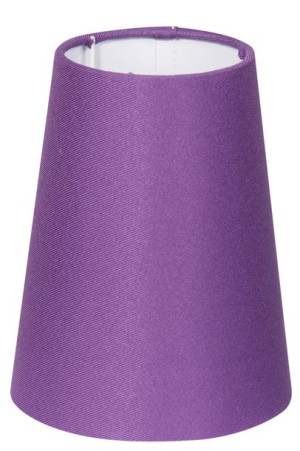 Abażur Cone Stożek (d-12,5 H-15)cm E14 Fiolet